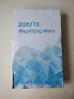 20X/1X Magnifying Makeup Mirror with Stand - Double-Sided 20X/1X Vanity Design.