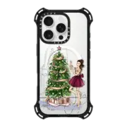 iPhone 16 Pro Bounce Case MagSafe Compatible The Highest Bough (Brunette) Christmas Fashion Illustration Case