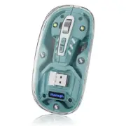 Bluetooth Wireless Mouse Tri-Mode (BT5.1+BT5.1+2.4GHz) USB C Rechargeable Tra...