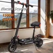 Electric Scooter Adults 1500W 55KM/H 40km Foldable Off Road 10" Tyre E-Bike