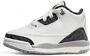 [Jordan] Toddler's 3 Retro Cement Grey Summit White/Fire Red (DM0968 106)