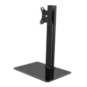 Single Computer Monitor Stand Free Standing Desk Vesa Mount for 13 inch to 32