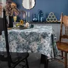 Oil Proof Jacquard Oil Painting Tablecloth Dustproof Tea Table Cover Kitchen