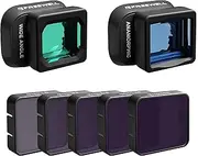 Freewell Advanced Wide Angle and Anamorphic Lens Kit for Mini 4 Pro Drone - Capture Extensive Landscapes and Cinema Effects