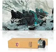 Paramint The Nine (Stitched) - LOTR Lord of The Rings - Compatible for Magic The Gathering Playmat - Play MTG, YuGiOh, Pokemon, TCG - Original Play Mat Art Designs & Accessories