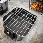Double Layer BBQ Rack Oven Cooling Shelf Universal Stainless Steel BBQ Rack for