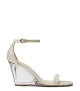 NUDISTLUCITE 85 WEDGE in PLATINO for Women