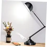 Touch Control LED Desk Lamp with USB Charging Port, Architect Metal Lamp Black
