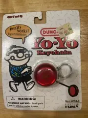 Vintage Duncan Imperial Red Yo-Yo Keychain 1998 Sealed.