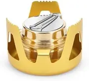 Outdoor Mini Alcohol Stove Kit, Ultra-Light and Portable Camping Stove, Gold