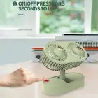 Foldable Fan Adjustable Wide Application Low Noise Design Table Fan Plastic