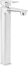 Mixer Tap – Square Tall Bathroom Basin Mixer Taps Available in Chrome or Matte Black – Colourway Bathroom Tapware (Chrome)