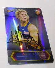 Brisbane Lions - Daniel Rich signed 2015 AFL Select Silver Insert Card + COA
