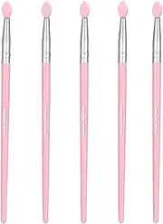 Lip Brush - Flat Silicone Lip Brush Applicator Reusable - Eyeshadow Brush Lip Film Brushes Lipstick Smudging Brush Makeup Quickly for Sensitive