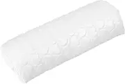 COLLBATH Portable Nail Cushion Comfortable Manicure Wrist Pad for Salon Home Use Hand Rest Pillow for Nail Art Technicians White Heart Shaped Design