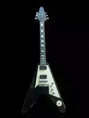 NEW 1970s COZART FLYING V VINTAGE STYLE 6 STRING SOLID ELECTRIC GUITAR