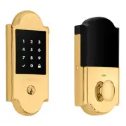 Baldwin 8235 Brass Touchscreen Boulder Standalone Deadbolt