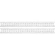 Starrett 1 mm, 1/2 mm Spring Tempered Rule C635-300-300mm Length 35 Grad 1" Wide