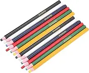 12pcs Fabric Tailor's Pen, Mixed Colors for Clothing Marking, Smooth and Durable, Anti-Stick Wood Surface, Multipurpose Usage, Wide Application, Eco-Friendly Materials