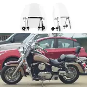 For Kawasaki Vulcan 900 VN 800 VN 750 KLX250 Clear Motorcycle Windshield 18"x16"