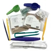 Tupperware Tiny Treasures Keychain Gadgets Mini Spatula Tongs, Peelers Large Set