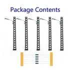 Lamp Model Railway Lights 5 Pieces For Building Layout! Lattice Mast Light