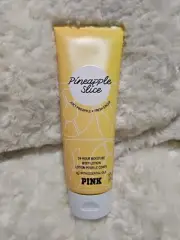 NEW! PINK PINEAPPLE SLICE 24 HOUR MOISTURE BODY LOTION 8 OZ