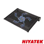 【當天出貨】HIYATEK HY-CF-6189遊戲級專用筆電散熱座12~16吋(黑/銀)