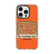 iPhone 16 Pro Clear Case MagSafe Compatible Nothing Really Matters by Exquisite Paradox