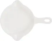 Ceramic Bakeware Mini Skillet Pan Baked Rice Serving Plate Ceramic Baking Dish Fruit Storage Bowl Roasting Plate Crepe Pan Nonstick Frying Pan Pie White Egg Ceramics Parent-Child