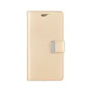 Mercury Goospery Rich Diary Flip Case For Apple iPhone 14/13 (6.1") - Gold