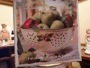 Tabletop Botanic Garden 11”Colander Strainer Enamel 5 QT New in Box