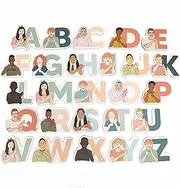 26 Auslan Alphabet Fridge Magnets – Educational & Fun Sign Language Learning Tool for Kids & Adults – Durable, Vibrant, Easy-to-Use Australian Sign Language Resource