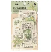 30/pk Retro BOTANIST Ephemera Die Cuts Scrapbook Art Junk Journal Planner