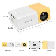 "YG300 Pro Mini Projector – Portable, Full HD & 4K Entertainment Anywhere!"