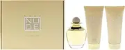 Nude by Bill Blass for Women - 3 Pc Gift Set 3.4oz EDP Spray, 6.8oz Body Lotion, 6.8oz Hand Cream