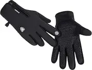 [GORELOX] Winter Gloves for Men Women,Cold Weather Thermal Glove Windproof Water Resistant,Keep Warm Touch Screen Gloves for Cycling Running Driving