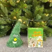 Swing Singing Christmas Tree Hat Glowing Music Xmas Hats Electric Plush Toy