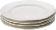 Portmeirion Sophie Conran White Salad Plates | Set of 4 | Dinner, Pasta, and App