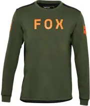 Fox Racing Ranger DR Aviation Youth LS MTB Mountain Bike Jersey Dark Sage