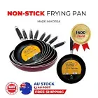 Frying Pan Wok Skillet Non-Stick Lightweight Silver Nano Coated 18cm-36cm Korean