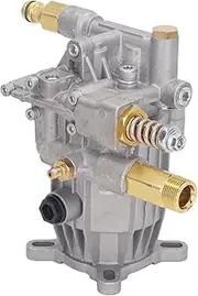 3/4" Shaft Horizontal Pressure Washer Pump, 2610-3000PSI (180-250Bar) Pressure Washer Pump, Aluminum Shaft Power Washing Machine Pump for Wall, Fence, House, Vehicle, Swimming