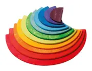 Grimm's Wooden Rainbow Semicircles 11pcs
