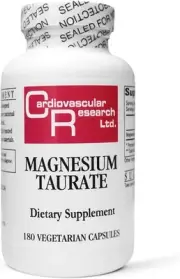 Cardiovascular Research Magnesium Taurate 125 mg, Creamy White, 180 Capsules (MA