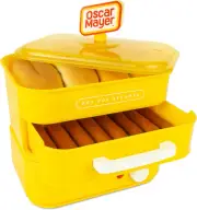 Oscar Mayer Diner-Style Hot Dog Steamer and Bun Warmer, 8 Hot Dog and 4 Bun Capa