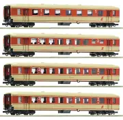 HO Scale Wagons - 6200026 - 4 piece set 1: “Jaffa-Express”, ÖBB
