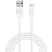 Bonelk Long-life Easy Grip USB-A to USB-C Cable 60W 2m White