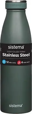 Stainless Steel Water Bottle | 500 ml Leak Proof Reusable Water Bottle | BPA & P