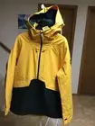 men’s “O’neill” color block quartziti ski jackets, size XL, old gold color