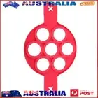 Pancake Egg Ring Maker Silicone Nonstick Kitchen Cooking Tool With 7 Holes NEW